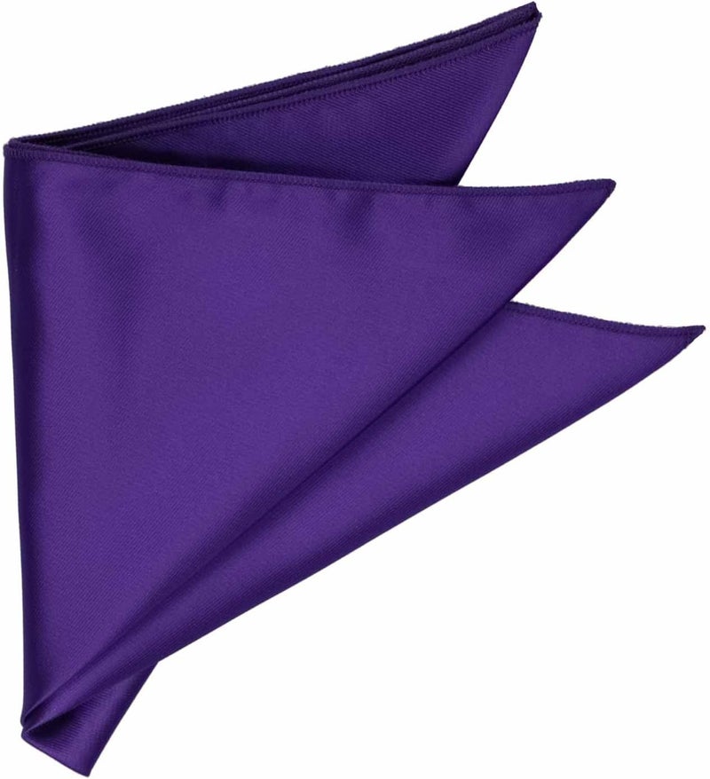 tiemart Solid Color Pocket Squares for Men for Suits and Perfect for Wedding Parties Measures 12 x 12 inch / 30 x 30 cm - Image 3